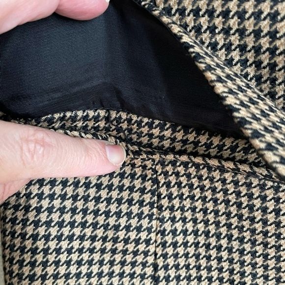 Vintage Liz Claiborne Collection Womens Size 10 Houndstooth Wool Blazer/Jacket - Picture 8 of 16